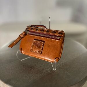 Dooney and Bourke Florentine Coin Case in NATURAL
